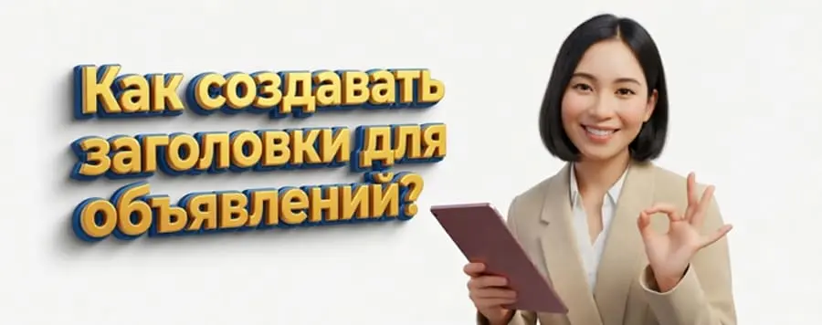 Как создавать заголовки для объявлений?